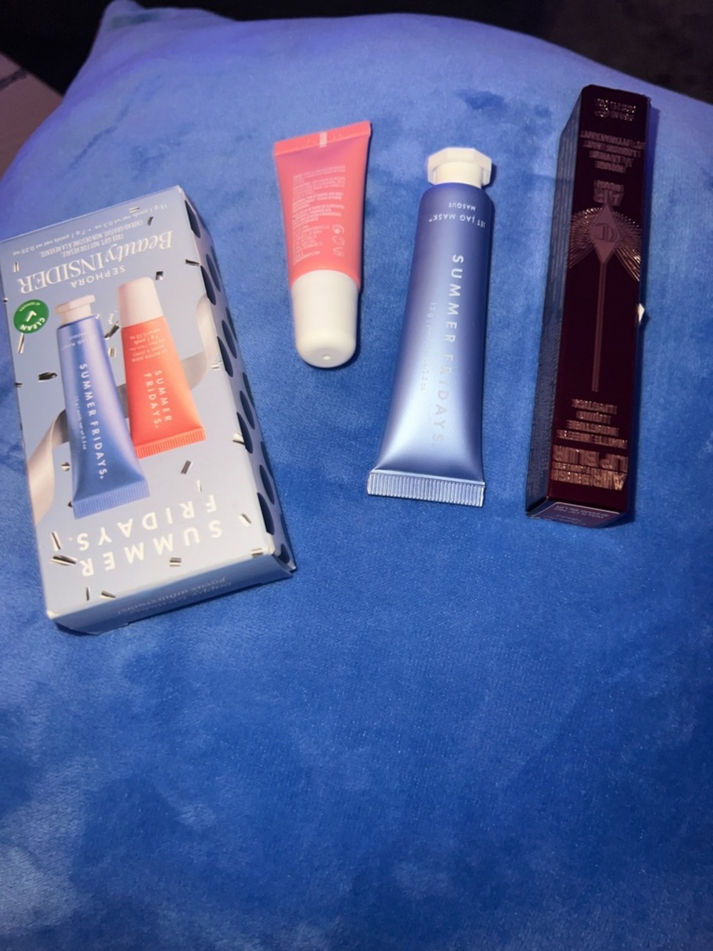 Sephora Mini Bundle Summer Fridays + Charlotte Tilbury Pillow Talk Lip Blur NEW